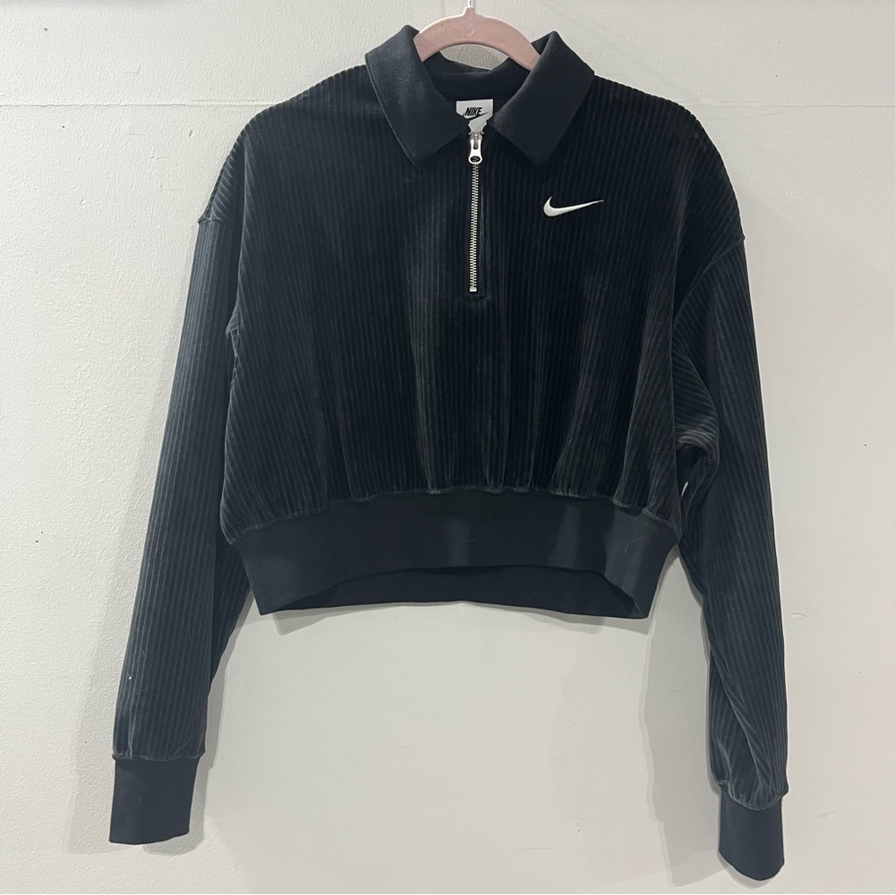 Nike velour 1/4 zip